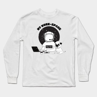 My Work Space Long Sleeve T-Shirt